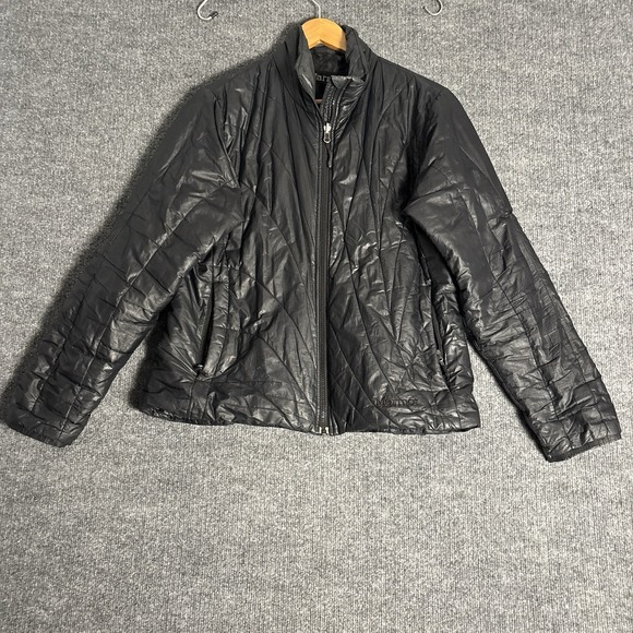 Marmot Jackets & Blazers - Marmot Puffer Jacket Womens Large Black Quilted Lightweight Hiking Packable